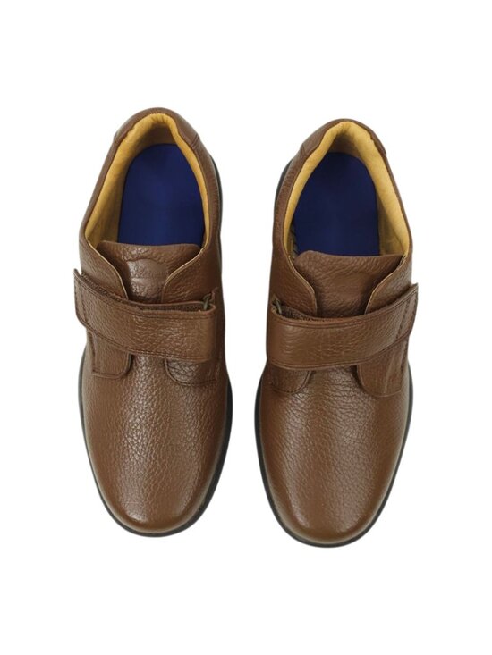 Dr Comfort William Diabetic Shoes Mens 10 W Chestnut Brown Slip On Strap Loafer main image 6